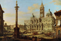 Santa Maria Maggiore, Rome by Bernardo Bellotto