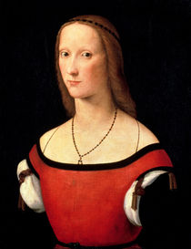Portrait of a Woman, 1500s von Lorenzo Costa