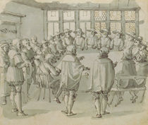 A guild meeting, second half 17th century by Dutch School