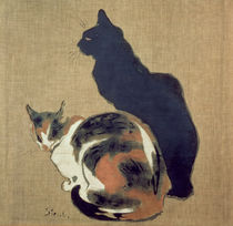 Two Cats, 1894 by Theophile Alexandre Steinlen
