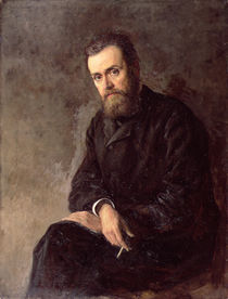 Portrait of Gleb I. Uspensky 1884 by Nikolai Aleksandrovich Yaroshenko