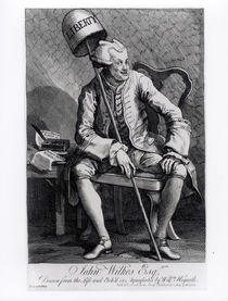John Wilkes 1763 von William Hogarth
