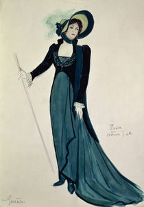 Costume design for Tosca, from the opera 'Tosca' by Puccini by Italian School