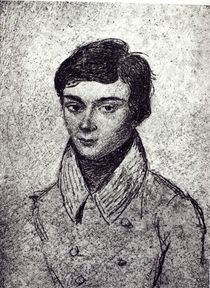 Portrait of Evariste Galois by French School