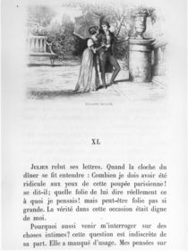 Illustration for 'The Red and the Black' by Stendhal published in 1884 von Henri Joseph Dubouchet