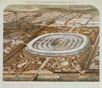 Palace of the Universal Exhibition in Paris in 1867 by French School
