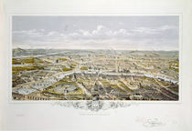 View of Paris from Bois de Boulogne by Hilaire Guesnu