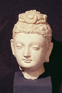 Head of a Buddha, Greco-Buddhist style von Afghan School