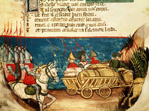 The Army of Charlemagne and the Transportation of Provisions von Italian School