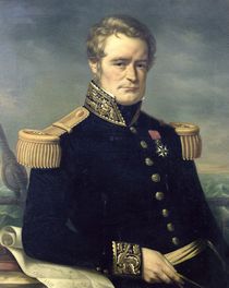 Portrait of Jules Dumont d'Urville 1845 by Jerome Cartellier