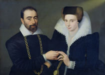 Portrait of a Couple von French School