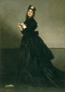 The Woman with the Glove, 1869 von Charles Emile Auguste Carolus-Duran