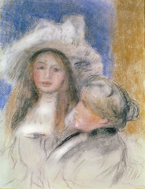 Berthe Morisot and her Daughter Julie Manet by Pierre-Auguste Renoir