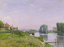 Ile Saint-Denis, 1872 by Alfred Sisley