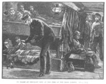 On Board an Emigrant Ship at the Time of the Irish Famine von William Heysham Overend