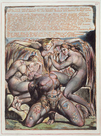 'And There Was Heard...', plate 25 from 'Jerusalem' von William Blake