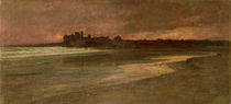 Nettuno, Evening on the Beach by Antoine Auguste Ernest Herbert or Hebert