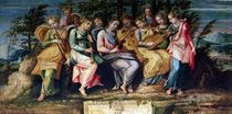 Apollo and the Muses, 1600 von Italian School