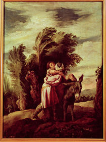 The Parable of the Good Samaritan von Domenico Feti