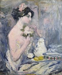 Woman with a Bouquet von Pierre Laprade