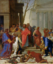 The Sermon of St. Paul at Ephesus von Eustache Le Sueur