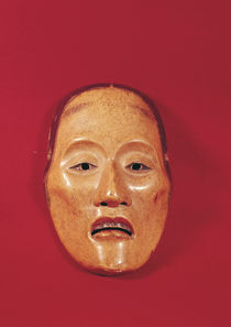 No theatre mask by Japanese School