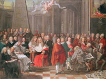 Group of Distinguished Gentlemen Born in or Around Abbeville von Pierre Adrien Choquet