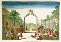 A Market Garden at One of the Gates of Paris by French School