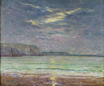 Cliffs with Setting Sun by Maxime Emile Louis Maufra
