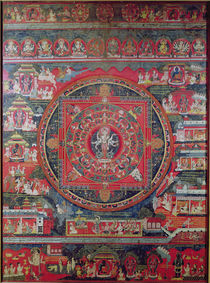 Mandala of Amoghapasa by Nepalese School