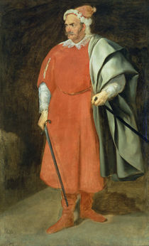 Portrait of the Buffoon 'Redbeard' by Diego Rodriguez de Silva y Velazquez