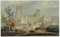 View of Ely Cathedral von Joseph Mallord William Turner