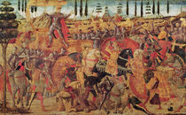 Battle between Darius and Alexander the Great by Italian School