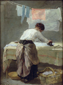 Woman Ironing by Armand-Desire Gautier