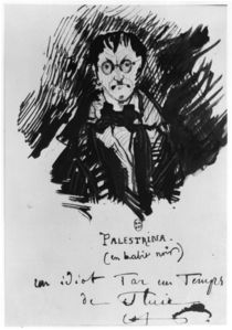 Palestrina in a Black Suit von Charles Pierre Baudelaire