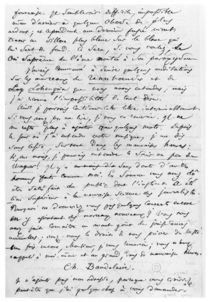 Letter to Richard Wagner 17th February 1860 by Charles Pierre Baudelaire