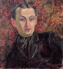 Portrait of the Artist Alexander Rodchenko 1915 by Nikolai Afanasyevich Russakov