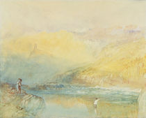 On the Mosell, near Traben Trarabach by Joseph Mallord William Turner
