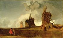Drainage Mills in the Fens by John Sell Cotman