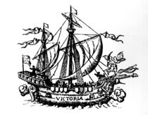 Ferdinand Magellan's boat 'Victoria' von Portuguese School