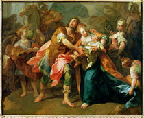 Hector Bidding Farewell to his Son and Andromache by Jean Bernard Restout