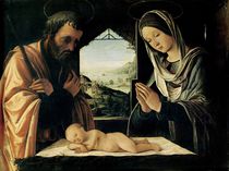 The Nativity, c.1490 von Lorenzo Costa