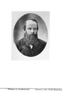 Portrait of Fyodor Mikhailovich Dostoyevsky by Russian Photographer