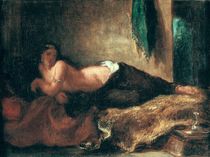 Odalisque by Ferdinand Victor Eugene Delacroix