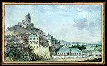Chateau de La Roche-Guyon by Louis-Nicolas de Lespinasse