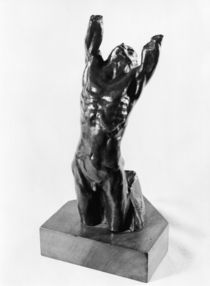 Desperate Adolescent, or Narcissus by Auguste Rodin