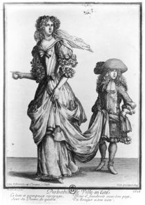 The Summer city dress, 1678 by Bonnart