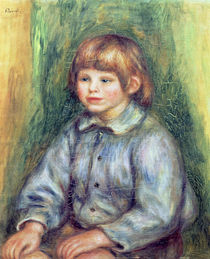Seated Portrait of Claude Renoir 1905-08 by Pierre-Auguste Renoir
