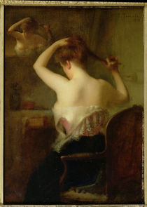 Woman Arranging her Hair, 1903 by Etienne Tournes
