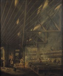 Interior of a Workshop, 1777 von Pierre Antoine Demachy